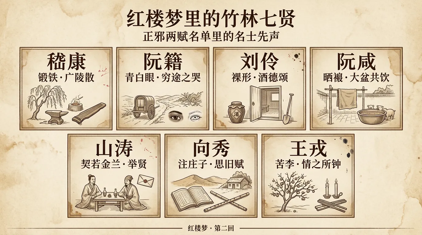红楼梦里的竹林七贤